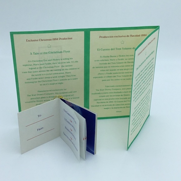 Vintage 1994 Three D Mickey Mouse Plate - Picture 12 of 13